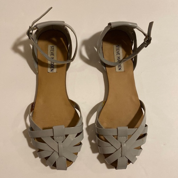 steve madden ankle strap flats